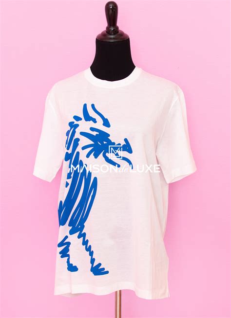 Hermes Men's Dragon Imprime Place Cotton T